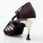 S5545 Women crystal ballroom latin salsa dance shoes cheap china guangzhou