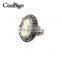 Fashion Jewelry Zinc Alloy Vintage Style Ring Women Party Show Gift Dresses Apparel Promotion Accessories