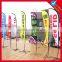 Outdoor full color printing teardrop advertising banner
