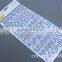 2016 New design 1MM-2MM chipboard sticker,alphabet letter sticker