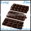 2015 Sweet Love Chocolate Molds Silicone Black