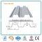 Hot dipped Galvanized floor decking sheet YX76-344-688 overlapping