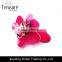 2015 Latest New Design Hot Selling Pink Flower Korean Cheap Crystal Rhinestone Brooch Quality Choice