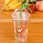 China Professional Manufacture Plastic Drinking Cup With Straw