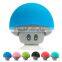 2016 Mushroom Mini Wireless Bluetooth Speaker Hands Free Sucker Cup Audio Receiver Music Stereo Subwoofer USB For Android IOS