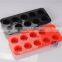 Dongguan ten cavities high quality ball shape silicone ice cube tray