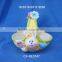 hand painted ceramic egg holder baskets for Easter day