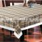checks printed vinyl with flannel backing table cloth, wholesale price for lace edge table cloth