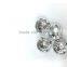 10mm Round Rivoil Acrylic Rhinestone Metal Claw Diamante Bag Gems Sewing on DIY Garment Accessories Jewerly Clear