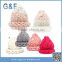 China Wholsale Thick Hats Knitted For Ladies