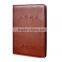 Leather notebook with custom design printing