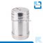 Rotatable Stainless Steel Salt And Black Pepper Shakers & Toothpick Holder