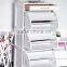 3 layers mordern wooden shoe display rack