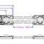 DC 12V SMD 5050 led module with lens,injection led module for adversting