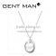 modern black color stainless steel ceramic jewelry custom 2014 fashion necklace