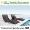 outdoor wicker rattan plastic sun lounger