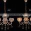 Contemporary Top Sale High Quality 3 Lights Crystal Chandelier with Ball Drops