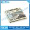 Customized folding blank metal money clip
