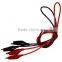 Alligator connector toothless 27.5mm alligator clips with rubber boot
