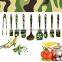 Silicone Cooking Utensil Set With Camouflage Color Of Kitchen Tools