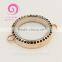 316L stainless steel aroma diffuser pendant necklace floating locket