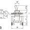 machinery toggle switch,spring return toggle switch,medium toggle switch