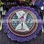 Cheap Elegant Restaurant and Home Decoration Purple Glass Wedding Charger Plate Wholesale