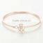 New Gold Bracelet Designs Clover Bangle Rose Gold Plating PB001A-17