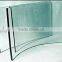 curved double glazing glass thickness