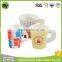 Wholesale Disposable Colorful Printed Paper Cups With Handle 7oz