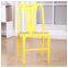 The beauty colorful plastic dinning chair