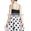 New Stylish Lady Women's Fashion Casual A-Line Polka Dot High Waist Skirt