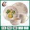 Wholesale Gold Rim 16pcs Ceramic Mexican Dinnerware Set,Dinner Set