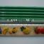 promotional 14.5cm round wooden color pencil with logo printing