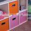 Blue closet foldable fabric home storage cube organizer