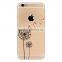 2D DIY Submilation Transparent Silicon Phone Case, Printed TPU Crystal Phone Case Cover For Iphone 6/6S