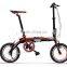 14" foldable bicycle mini bikes 9.5KG suitable for ladies and children