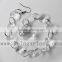 Clear Crystal Chandelier Part 30MM Drop Pendant Prism With 14MM Octagon Bead