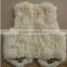 Hot selling rabbit fur vest/genuine fur vest