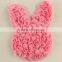 Easter Day's Chiffon Decoration Shabby Chiffon Rabbit Trim In Stock, Shabby Flower By Piece