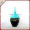 Wholesale high quality cheap handmade art glass vase blue brown model room decoration glass flower arrangement vase