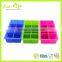 8 Cavity Flexible Silicone Ice Cube Tray, Square Whisky Ice Cube Maker