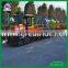 Popular amusement rides electric trackless train for sale
