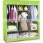 Portable Clothes Rack Wardrobes Bedroom,Wardrobe Closet Storage Organizer Garment Rack with Shelves