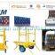 solar powered yellow LED arrow board 1100mm