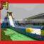 2016 JH Brand 0.55mm PVC Material Giant Hippo Inflatable Water Slide For Adults