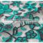 Newest design flowers water-soluble chemical lace embroidery fabric allover