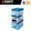 Factory Directly Sales side door lid foldable collapsible plastic crate