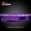 3 Multi-color Illuminated LED Backlit USB Wired Professional Multimedia Gaming Keyboard for PC Laptop