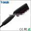 Five grade temprature control hair straightener brush lcd